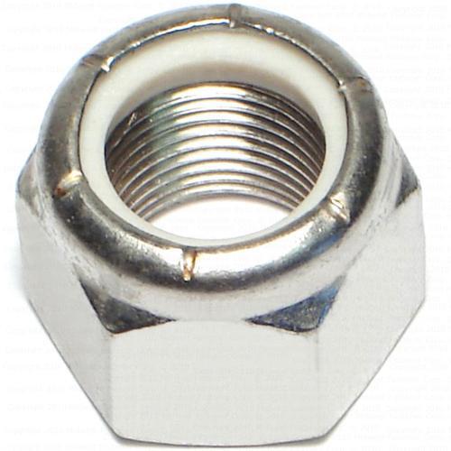 F-031CNILS-1336CH 5/16-18 NYLON INSERT LOCK NUT CHROME OVER 18-8 SS WAXED